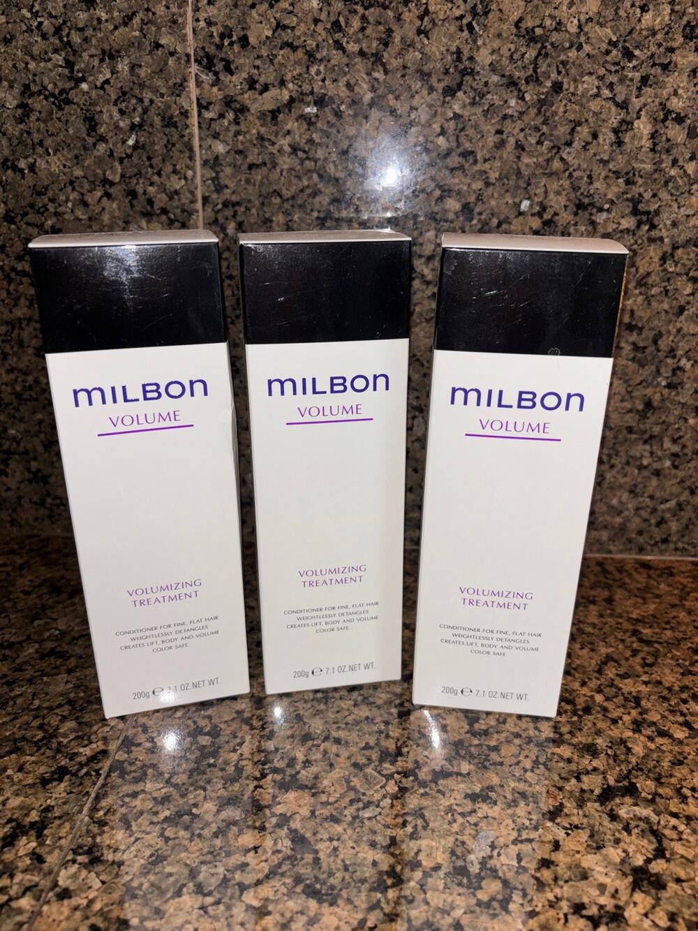 3 new bottles-Milbon volumizimg treatment
